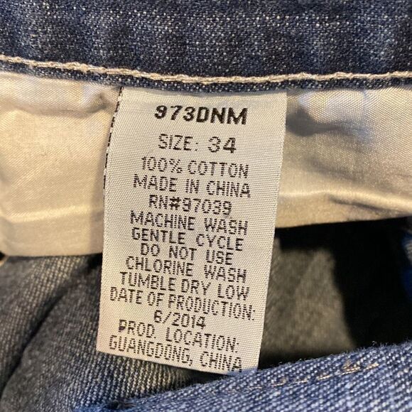 973 DNM Men’s Denim Distressed Shorts Size 34 - Picture 5 of 8